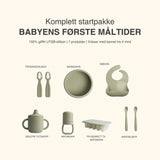 Startpakke - alt til babyens første måltider - Pistasj